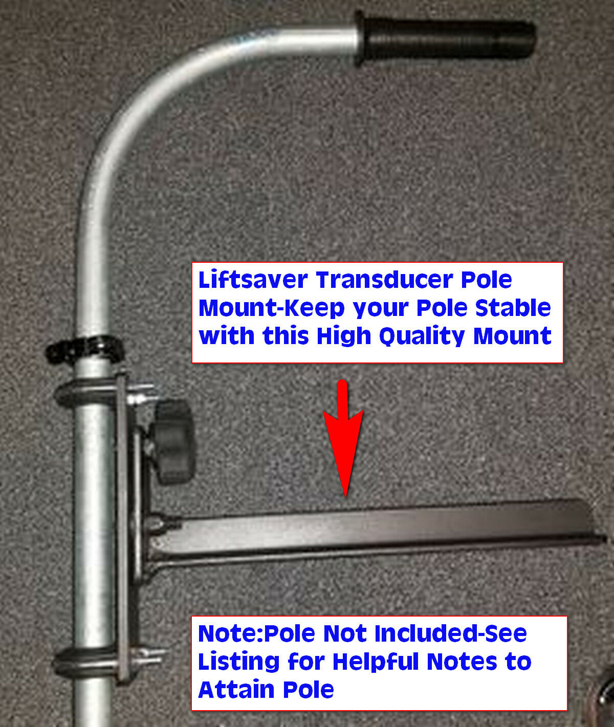 DOUBLE FISHING ROD HOLDER FOR FLOAT TUBE WITH ANGLE SPINNING ,CASTING OR  FLY